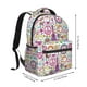 thumbnail image 2 of Easygdp Peace Love and Dove Flower Power Mochila Ergonómica Versátil para Laptop - Múltiples Bolsillos, Correas Ajustables, Unisex para Escuela, Viajes y Actividades al Aire Libre-One Size, 2 of 5
