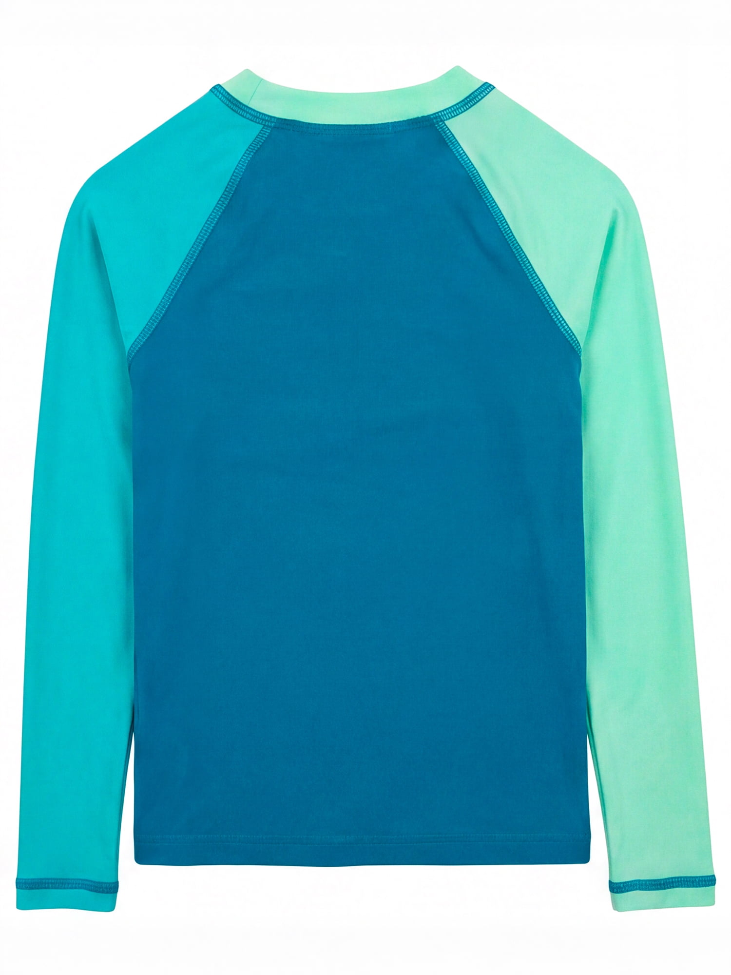 Rugged Shark Boys Long Sleeve Half Zip Rash Guard, Sizes 4-16