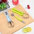 thumbnail image 2 of Juego de 2 herramientas para frutas 3 en 1, para tallar sandía, pelar melones y melones, ideal para frutería de cocina., 2 of 7