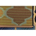 thumbnail image 5 of Unique Loom Outdoor Trellis Collection Area Rug - Eden Trellis (5' 3" x 8' Rectangle Blue/Beige), 5 of 12