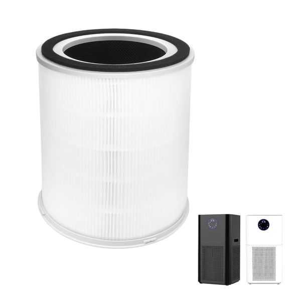 H13 True HEPA Air Purifier Filter Replacement Compatible with DR.J AP404 and GCZ Air Purifier, 4-in-1 Carbon Filters for Pet Dander Smoke, 1 Pack