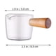 thumbnail image 3 of 2 piezas de jarra de un solo pico para espresso, vaso medidor de un solo pico para espresso con mango de madera, 3 of 6