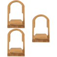 thumbnail image 3 of 3pcs Tea Showcase Rack Plate Display Stand Bamboo Desktop Holder Tea Block Storage Stand, 3 of 5