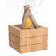 thumbnail image 1 of Difusor Aceite Esencial Llama Simulada 280 Ml Humidificador Aire Hoguera (color Madera), 1 of 9