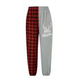 thumbnail image 2 of Yuemengxuan Women Casual Pants with Elastic Waist, Delicate Merry Christmas Letter, 2 of 9