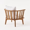 thumbnail image 4 of Noble House Horatio Outdoor  2 Seater Club Chairs and Side Table Set Teak, 4 of 5