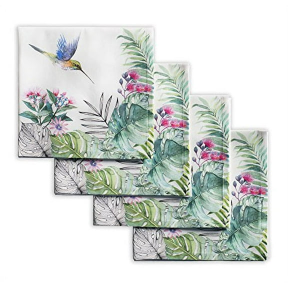 Maison d Hermine Tropiques 100% Cotton Set of 4 Napkins 20 Inch by 20 Inch