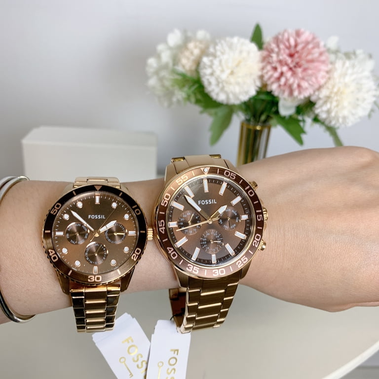 Fossil BQ2827SET His and Hers Multifunction Rose Gold-Tone  display picture 3