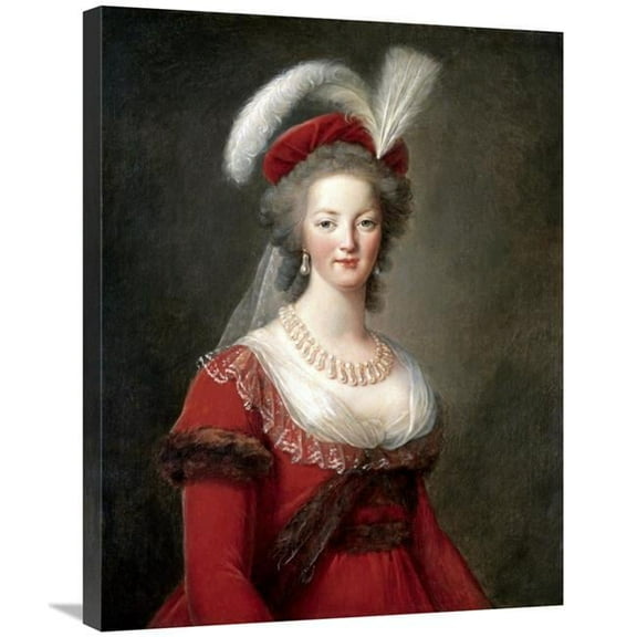 Global Gallery  Portrait of Marie-Antoinette Art Print - Elisabeth Vigee Le Brun