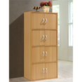 thumbnail image 2 of Pemberly Row 4 Shelf 8 Door Bookcase in Beech, 2 of 5