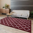 thumbnail image 6 of SUSSEXHOME Beatrice Collection 5'x7' Red&White Area Rug, Extra Soft and Comfy Carpet, Area Rugs for Kitchen, Living Room Rug, Runner Rug, Indoor Rugs for Bedroom, Machine Rug, Area Rug, 6 of 7
