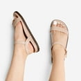 thumbnail image 6 of Women's Stylish Open Toe Flat Sandals with Arch Support for Effortless Comfort, 6 of 6