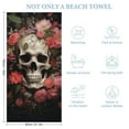 thumbnail image 2 of Gothic Skull Lover Beach Towel – with A Unique Design, Extra Large,XL (32”x 63”) for Kids & Adults, 2 of 7
