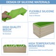 thumbnail image 4 of 3 Pcs Soap Molds 47oz Rectangular Soap Loaf Mold Flexible Silicone Soap Making Molds Kit with Wood Box Non Stick Soap Silicone Mold for Homemade Soap Making DIY Craft, 4 of 10