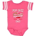 thumbnail image 3 of Inktastic Pop Quiz Dad Best Teacher Boys or Girls Baby Bodysuit, 3 of 5
