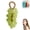 Green, variant on Grapes Soap on a Rope, Handmade Grape Soap – Soap Grapes on a Rope Cluster Shaped Soaps for Shower Hanging, Bathroom Kitchen Decor, Fresh Grape Scent