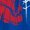ROYAL BLUE, variant on Spider-Man - Portrait - Men's Short Sleeve Graphic T-Shirt