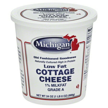 Michigan Brand 1% Milk Fat Cottage Cheese, 24 Oz ...