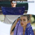 thumbnail image 6 of FOR U DESIGNS Galaxy Moon Sun Bee Print Washable Car Seat Towel Cover for Front Seats, Auto Seat Cushion with Storage Bag, Multi-Functional Towel for Gym, Running, Swimming, 2 Pack, 6 of 7