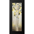 thumbnail image 2 of K, Ella 7x14 Black Modern Framed Museum Art Print Titled - Walking Through Trees II, 2 of 5