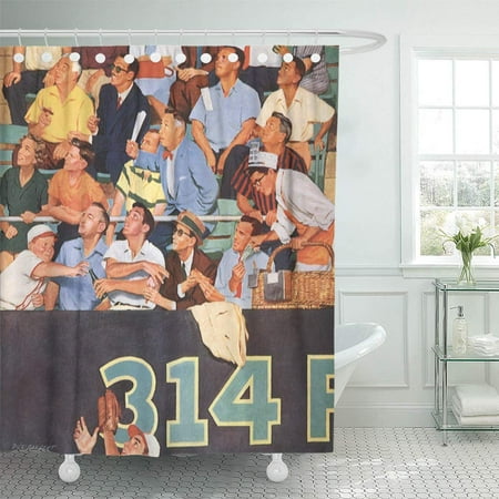 Cynlon Nostalgia Vintage Sports Baseball Fans Watching Nostalgic