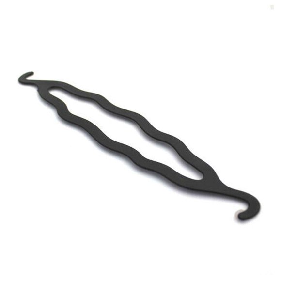 Magic Double Hook Hair Plate Bun Maker Former Twist Tool