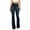 Dark Blue, variant on MPWEGNP Bell Bottom Jeans for Women High Waist Pocket Wide Leg Jeans Flared Skinny Button Trousers