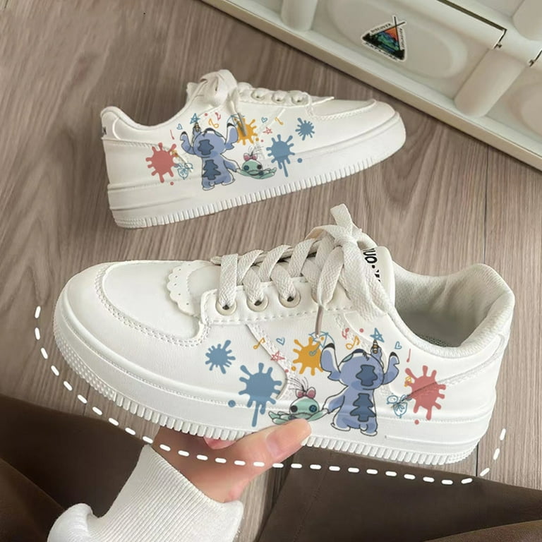 New Stitch Sneakers Casual Shoes For Women Girls Students