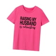 thumbnail image 2 of Camiseta para mujer Trajes Ropa de moda suave Camiseta de manga corta Camiseta básica Cuello redondo L, 2 of 8