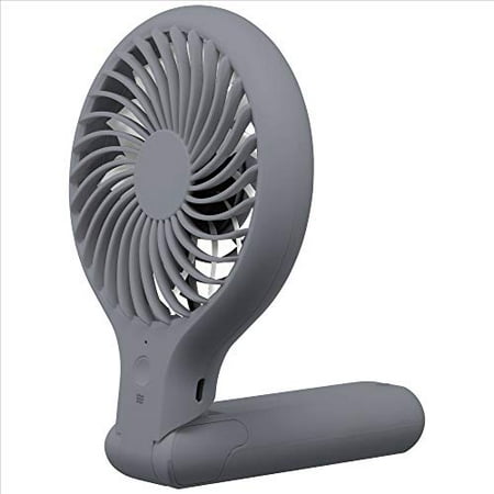 

Doshisha Portable Fan Portable Desk Fan 2 Power Supply (Rechargeable USB Power Supply) Air Volume 3 Stages Pieria Gray FSV-93B GY// Battery