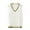 White, variant on SUXIAN Classic V Neck School Sweater Vest for Girls Knit Cardigan Comfortable Academic Style Green 13-14 Years