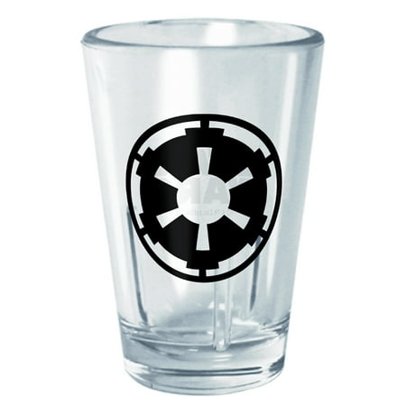 

Star Wars Empire Logo Simple Tritan Shot Glass Clear 2 oz.