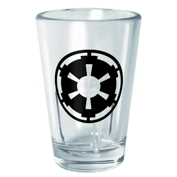 Star Wars Empire Logo Simple Tritan Shot Glass Clear 2 oz.