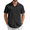 Black, variant on COOFANDY Men Casual Button Down Short Sleeve Shirts Summer Beach Vacation Hawaii Shirts for Men