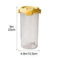 thumbnail image 3 of AYktou Airtight Food Storage Container with Lid, Cute Animals Design Food Storage Jars Stackable Kitchen Organizer, Pet Snack Canister Leakproof Sealed Storage Box for Cereal Flour Snack, 50.73oz, 3 of 5