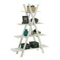 thumbnail image 2 of Convenience Concepts Oxford Four Shelf Bookcase in White Wood Finish, 2 of 3