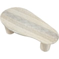 thumbnail image 3 of Meridian Furniture Sassari Travertine Travertine Finish Concrete Coffee Table, 3 of 6