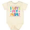 thumbnail image 3 of Inktastic I Love My Mimi for Babies Boys or Girls Baby Bodysuit, 3 of 5