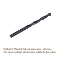 thumbnail image 3 of Uxcell 6542 High Speed Steel Twist Drill Bit, Fully Ground Black Oxide 6mm Drill Dia 92mm Total Length 2Pack, 3 of 5