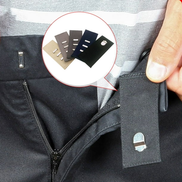 Maternity Pants Extender Elastic Pant Button Extenders Waistband Men pant  extenders; 5 Rectangle Extension Waist Jeans Accessory Skirt