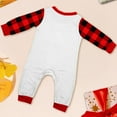thumbnail image 5 of Onlypjs Family Matching Christmas Pajamas Set – Santa Gnome & Reindeer Lights Holiday Sleepwear for Women, Men – Red & Black Buffalo Plaid, 5 of 6