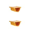 thumbnail image 3 of Maytalsory Yellow Bird Hammock Double-layer Soft And Warm Easy To Install Small Animal Hanging Bed Bird Cage 18*10.5cm 2Set, 3 of 6