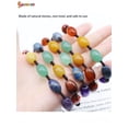 thumbnail image 5 of Spencer 10mm Lava Rock 7 Chakra Natural Stone Yoga Bracelet Reiki Healing Crystal Gemstone Braided Rope Bracelets for Men Women, 5 of 7