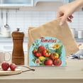 thumbnail image 2 of Yayeee Napkin Holder for Table Kitchen Paper Tissue Organization, Orange Floral Tomatoes, 2 of 8