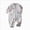 Grey 0626, variant on 18-24 Months Infant Unisex Fall Winter Cartoon Print Romper,Vertical Rib Full Front Zip Long Sleeve Baby Jumpsuit 12 18 24 Months 2T 3T,Yellow