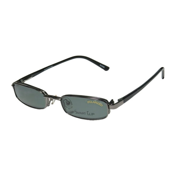 SMARTCLIP 432 SLEEK EYEGLASS FRAME/GLASSES POLARIZED SUNGLASS CLIP-ON LENSES