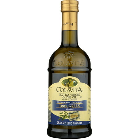 Colavita Greek Extra Virgin Olive Oil, First Cold Pressed, 25.5 Fl (Best Supermarket Extra Virgin Olive Oil)