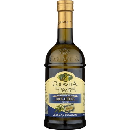 Colavita Greek Extra Virgin Olive Oil, First Cold Pressed, 25.5 Fl (Best Greek Olive Oil)