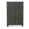 thumbnail image 2 of RAM Quality Products ELITE 2 Shelf Storage Utility Cabinet, Dark Gray, 2 of 11