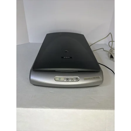 Restored Epson Perfection 1660 Photo Flatbed Scanner – 1600 × 3200 dpi High-Resolution Film & Photo Scanner (Refurbished)